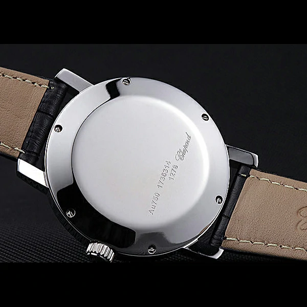 Chopard Classic White Dial Black Croc Strap new59927
