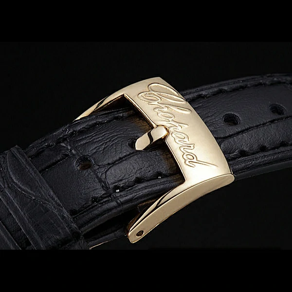 Chopard Classic White Dial Black Croc Strap new59930