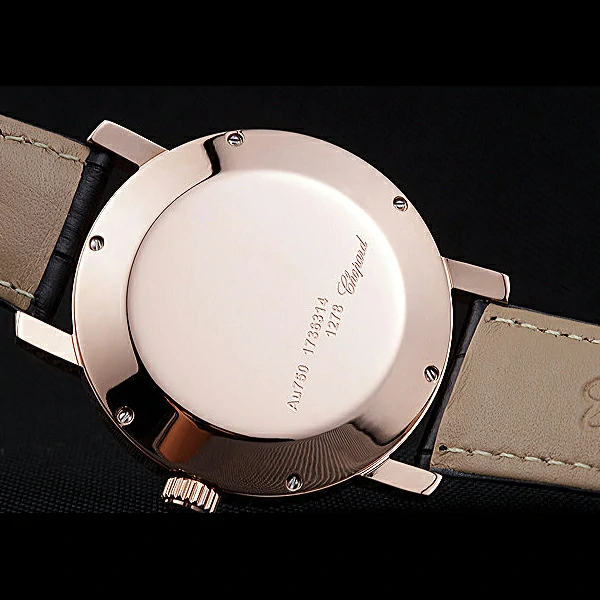 Chopard Classic White Dial Black Croc Strap new59931