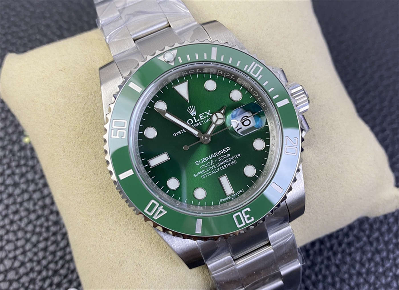 Hulk Rolex Submariner 116610LV VS Factory – Dandong 3135 Edition