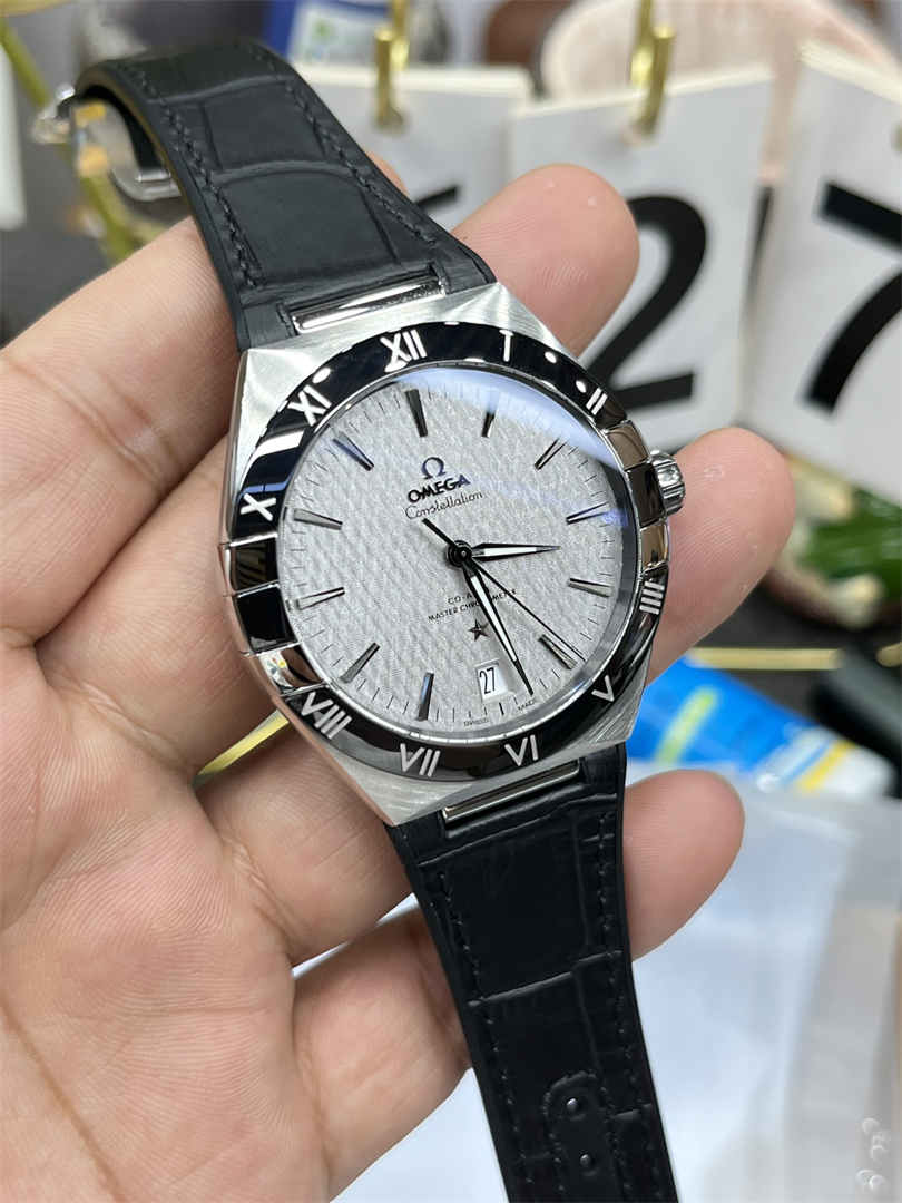 Omega Constellation Replica 41mm White Dial – Premium Ceramic Bezel & 8900 Automatic Movement