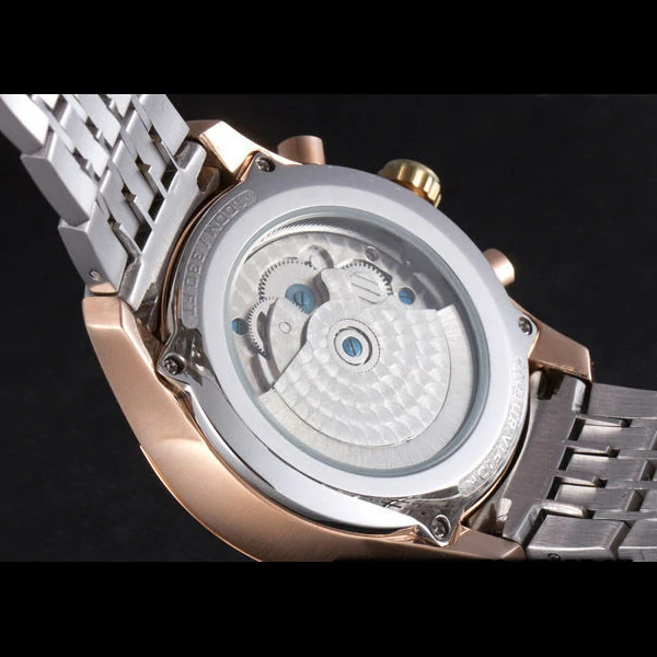 Omega DeVille Two Tone Links White Dial new59654