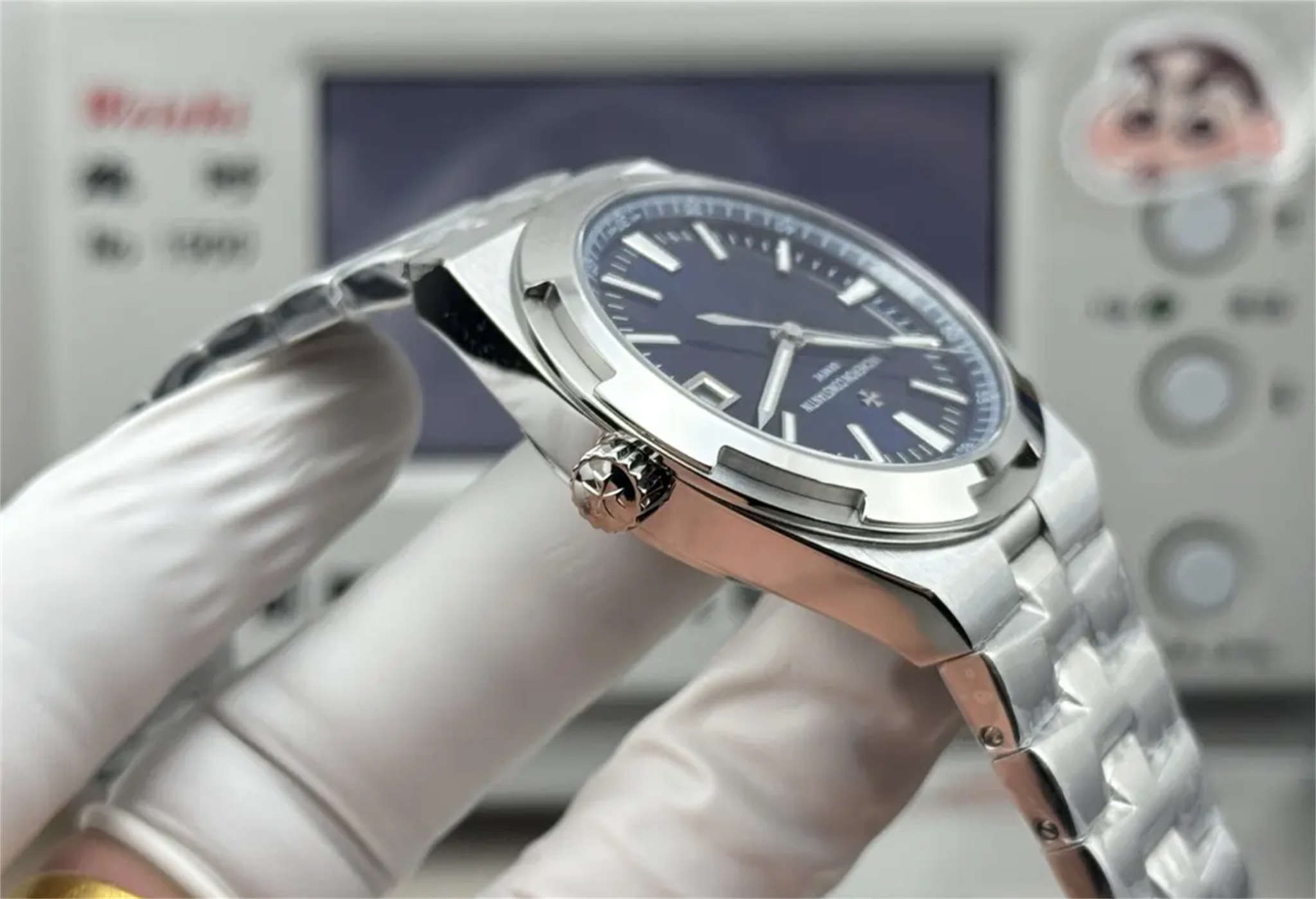 PPF 4500V Vacheron Constantin Overseas | Blue Dial Super Clone