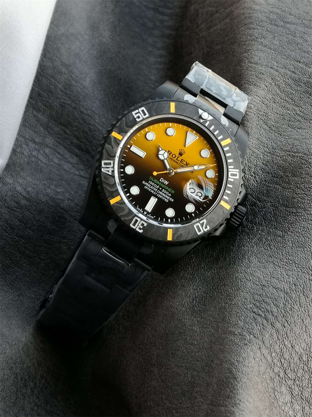 VSF DiW DLC Gradient Yellow – Submariner Custom (VS3135)