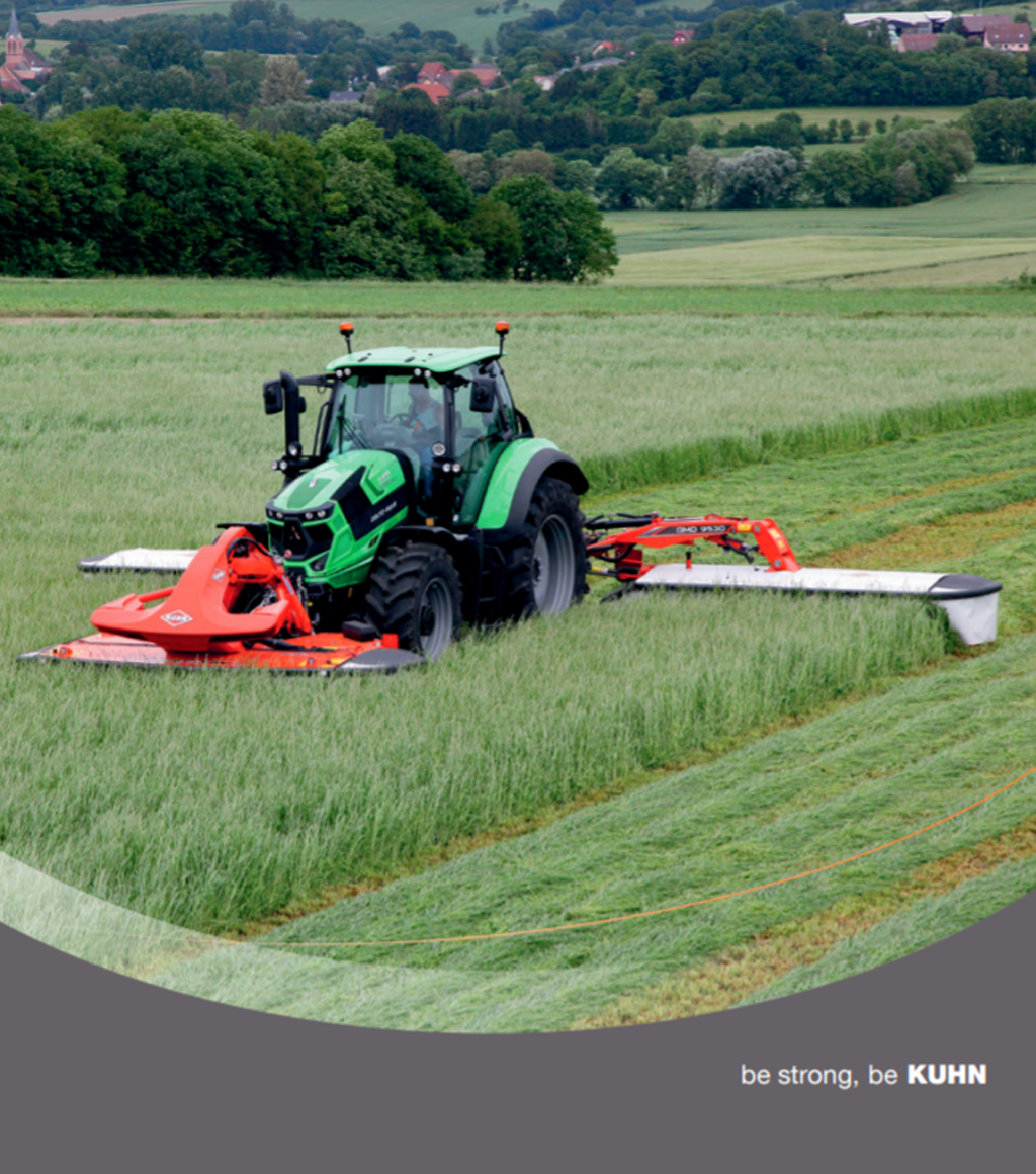 KUHN Fc 3150 RF + FC 9530-FF R Потрійна комбінація дискових косарок-плющилок